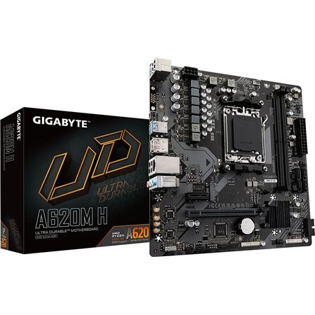 GIGABYTE A620M H: (AM5) 2DDR5 4SATA3 DP HDMI mATX