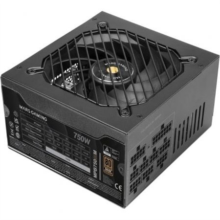 Fuente MARS GAMING 750W ATX 80+Bronze Negro(MPB750SIM)