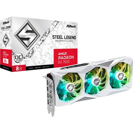VGA ASROCK RX7600 SL 8GO,AMD,7600,8GB