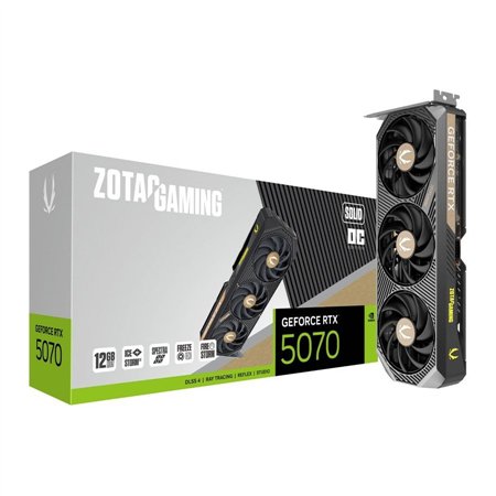 Zotac GAMING GeForce RTX 5070 SOLID OC NVIDIA 12 GB GDDR7