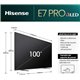 Tv HISENSE E7NQ Pro 100" QLED Gaming TV 144Hz (100E7NQ)