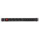 PDU TIPO REGLETA SALICRU DE 6 TOMAS C13/C14 4 TOMAS SCH/SCH CON INTERRUPTOR
