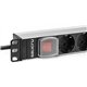 PDU TIPO REGLETA SALICRU DE 6 TOMAS C13/C14 4 TOMAS SCH/SCH CON INTERRUPTOR
