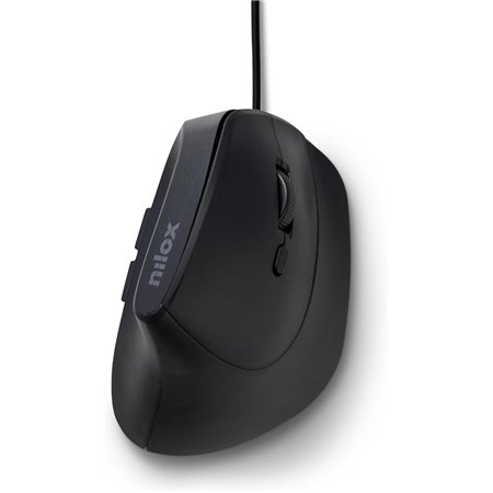 Ratón Vertical NILOX Usb 3600dpi Negro (MOUSB3013)