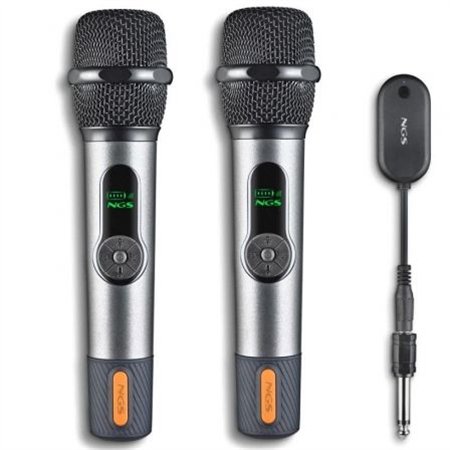 Pack Microfonos NGS Wireless 2unidades (SINGERSTARDUO)