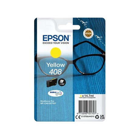 Tinta Epson 408 Amarillo 14.7ml 1100 pág (C13T09J44010)