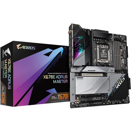 GIGABYTE X670E AORUS MASTER: (AM5) 4DDR5 ATX