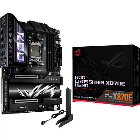 ASUS ROG CROSSHAIR X870E HERO:(AM5) 4DDR5 USB HDMI ATX