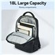 MOCHILA VENTION 14-17 18L IMPERMEABLE BLACK