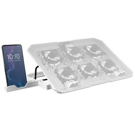 Base Refrigeración Mars Gaming 16" Blanca (MNBC23W)