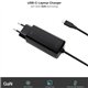 Cargador TooQ USB-C PD 65W Negro (TQLC-USBCGAN65PD-C)