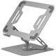 Soporte Mars Gaming 17" Girat/Plegable Plata (MARSNW)