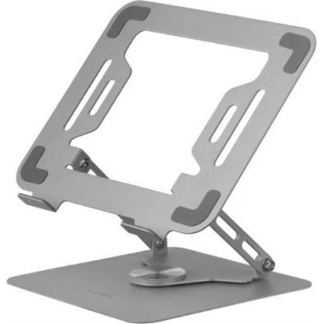 Soporte Mars Gaming 17" Girat/Plegable Plata (MARSNW)