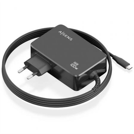 Cargador AISENS 100W USB-C Negro (ASCH-1PD100WL50-BK)