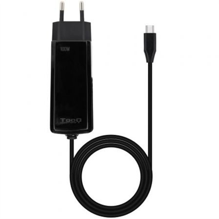 Cargador TooQ USB-C 100W Negro (TQLC-USBCGAN100PD-C)