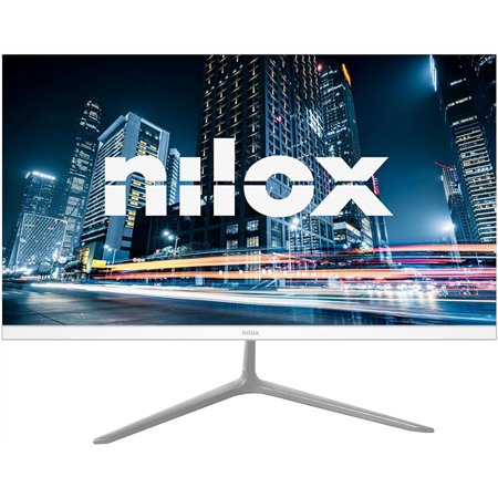 Monitor NILOX 24" VA FHD VGA HDMI Blanco(NXM24FHD1201W)
