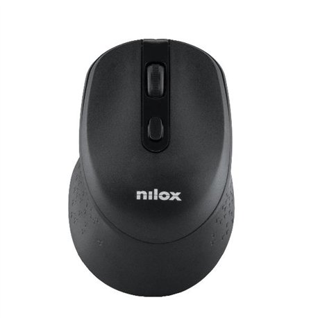 Raton NILOX Ergonómico Wireless Negro (NXMWS101)