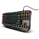 Teclado Gaming Ozone TKL RGB Negro (OZALPHASTRIKESP)