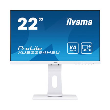 Monitor iiYAMA 22" LED VA FHD Blanco (XUB2294HSU-W1)