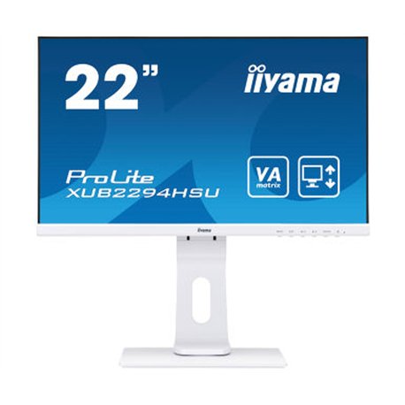 Monitor iiYAMA 22" LED VA FHD Blanco (XUB2294HSU-W1)