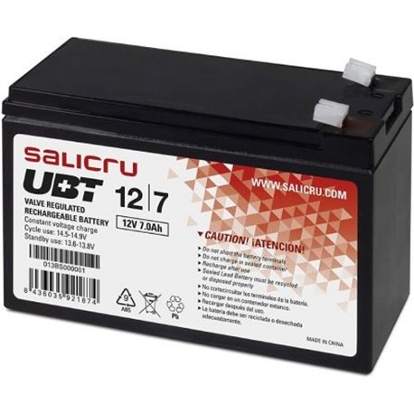 Batería para S.A.I. SALICRU UBT 12V 7.0Ah (013BS000007)