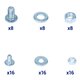 PACK RAILES UNYKACH ARMARIO RACK 1U/2U/3U/4U