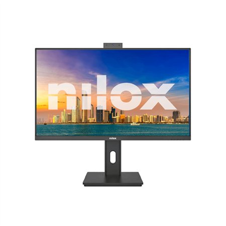Monitor NILOX 24" IPS FHD WebCam Negro (NXM24RWEB02B)