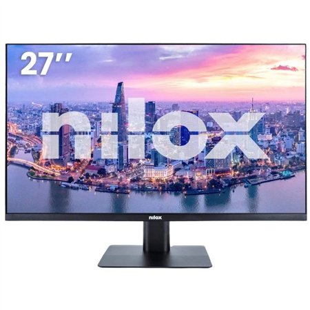 Monitor NILOX 27" IPS FHD WebCam Negro (NXM27RWEB02B)