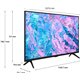 TV Samsung 55" 4K UHD WiFi Smart TV (TU55CU7025KXXC)