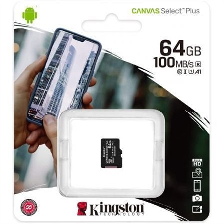 Kingston Canvas Plus Micro SDXC 64Gb (SDCS2/64GBSP)