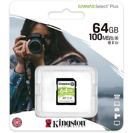 Kingston Canvas Plus SDXC 64Gb (SDS2/64GB)