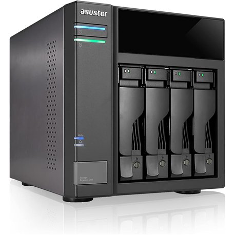 NAS Asustor SATA2/3 USB-B 3.0 4 Bahías Negro (AS6004U)