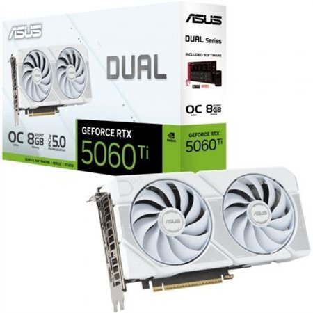 ASUS DUAL-RTX5060TI-O8G-WHITE 8Gb GDDR7