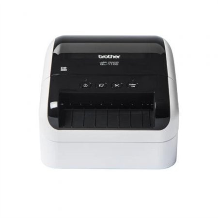 Impresora BROTHER USB 2.0 Negra/Blanca (QL-1100CZX1)
