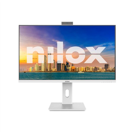 Monitor NILOX 27" FHD HDMI WebCam Blanco (NXM27RWEB02W)