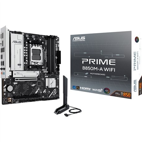 ASUS PRIME B850M-A WIFI: (AM5) 4DDR5 DP HDMI RJ45 mATX