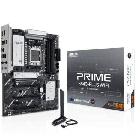 ASUS PRIME B840-PLUS WIFI: (AM5) 4DDR5 DP HDMI RJ45 ATX
