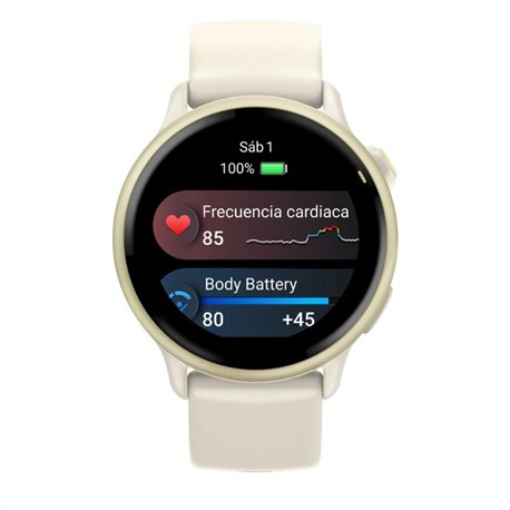 Smartwatch Garmin Vívoactive 6 Oro lunar (010-02985-01)