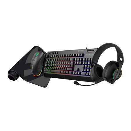 Pack Gaming UNYKA NOVA 4in1 RGB Negro (UK594008)