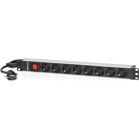 PDU TIPO REGLETA SALICRU DE 8 TOMAS SCH/SCH CON INTERRUPTOR