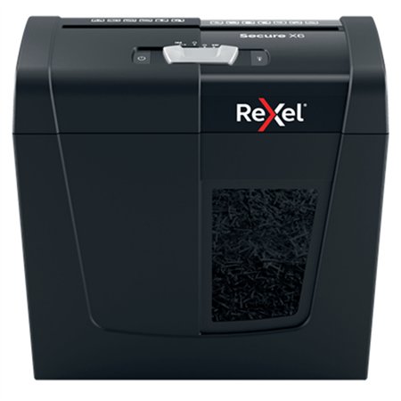 Destructora Rexel Secure X6 P-4 10L Negra (2020122EU)