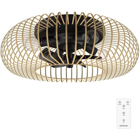Ventilador Techo CECOTEC 600 Natural LightWood (08643)