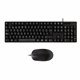 Kit Teclado+Ratón Unyka Usb 1200dpi Negro mate(UK50545)