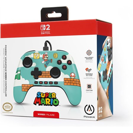 Mando PowerA Mario Time Nintendo Switch 2 (NSGP0527-01)