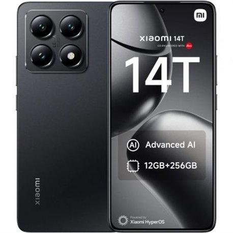 Smartp XIAOMI 14T 6.67" 12Gb 256Gb 5G Negro (MZB0HUBEU)