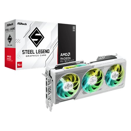 VGA ASROCK RX9070XT SL 16G,AMD,RX9070XT,16GB,GDDR6,256BIT,2HDMI+2DP (3 VENTILADORES)