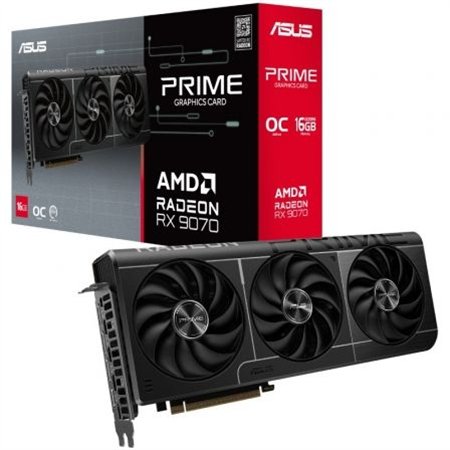 ASUS Prime -RX9070-O16G AMD Radeon RX 9070 16 GB GDDR6