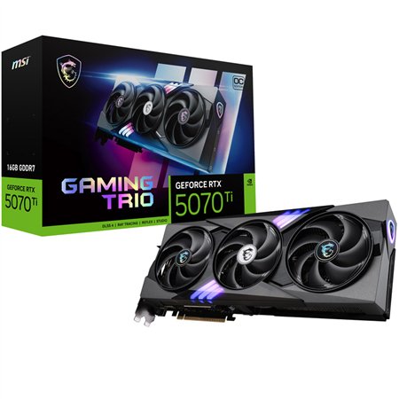 MSI GAMING GeForce RTX 5070 Ti 16G TRIO OC NVIDIA 16 GB GDDR7