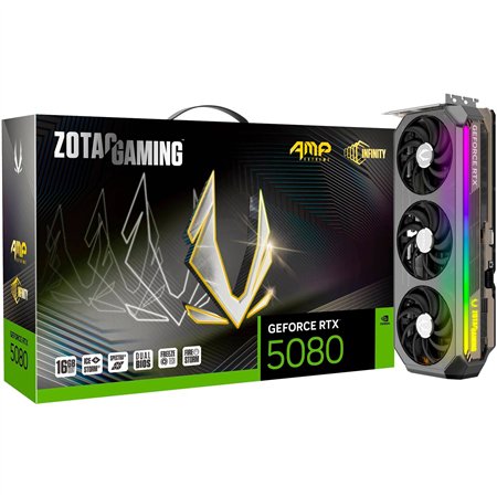 Zotac GAMING GeForce RTX 5080 AMP Extreme INFINITY NVIDIA 16 GB GDDR7
