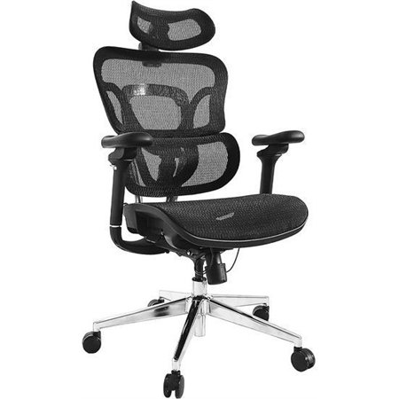 Silla Oficina EQUIP Respaldo de Malla Negra (EQ651051)